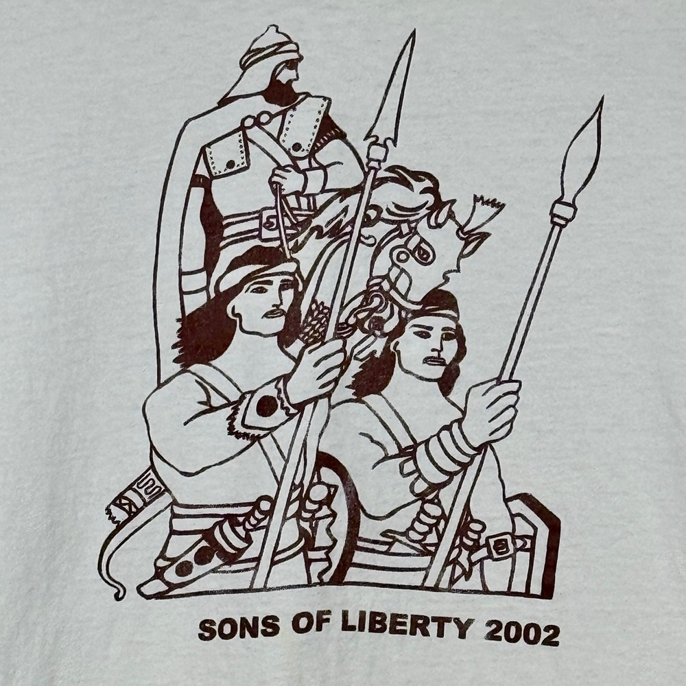 Vintage Port & Company Graphic Tee Sons of Liberty 2002 Short Sleeve T-Shirt - Picture 2 of 5